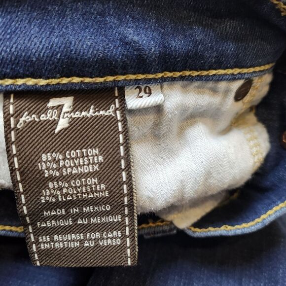 7 for all mankind Roxanne Jeans MED WASH - Picture 5 of 11